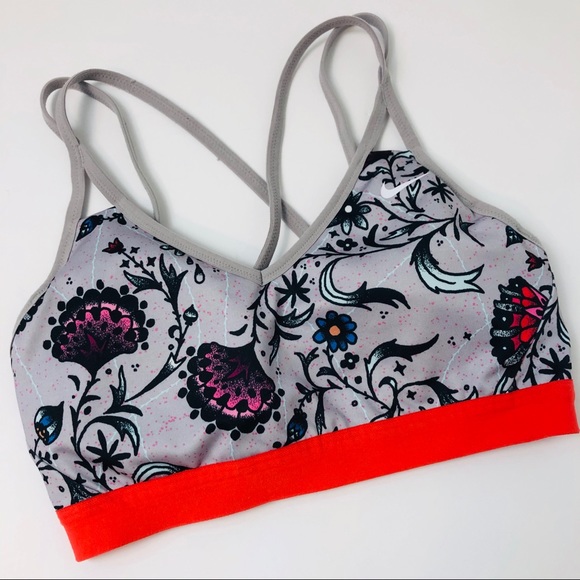 Nike Other - Nike Floral Tattoo Sports Bra size M